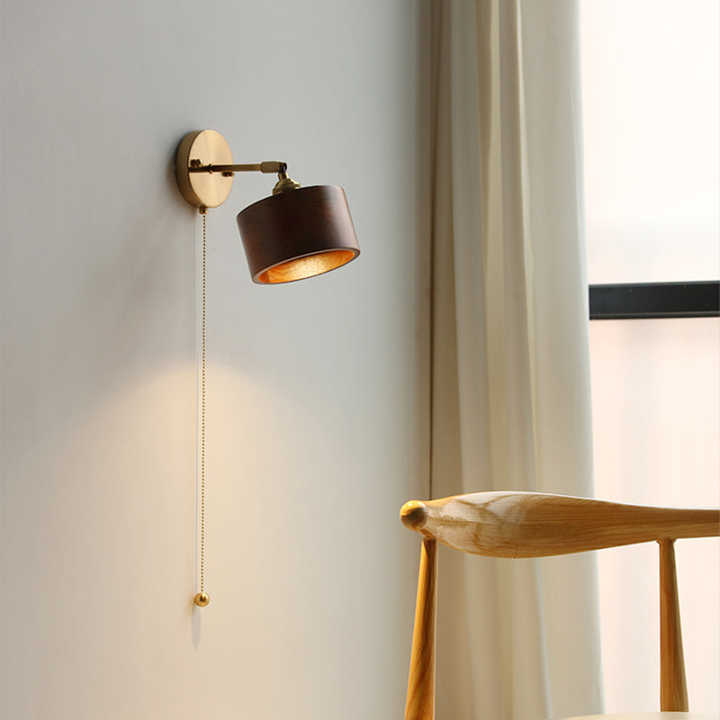 Elegant Scandinavian Wall Sconce Lighting with Adjustable Chain for Cozy Ambiance
