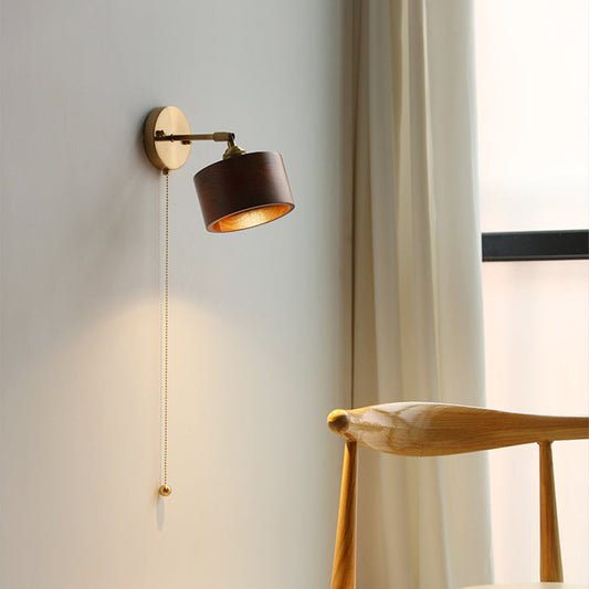 Elegant Scandinavian Wall Sconce Lighting with Adjustable Chain for Cozy Ambiance 0