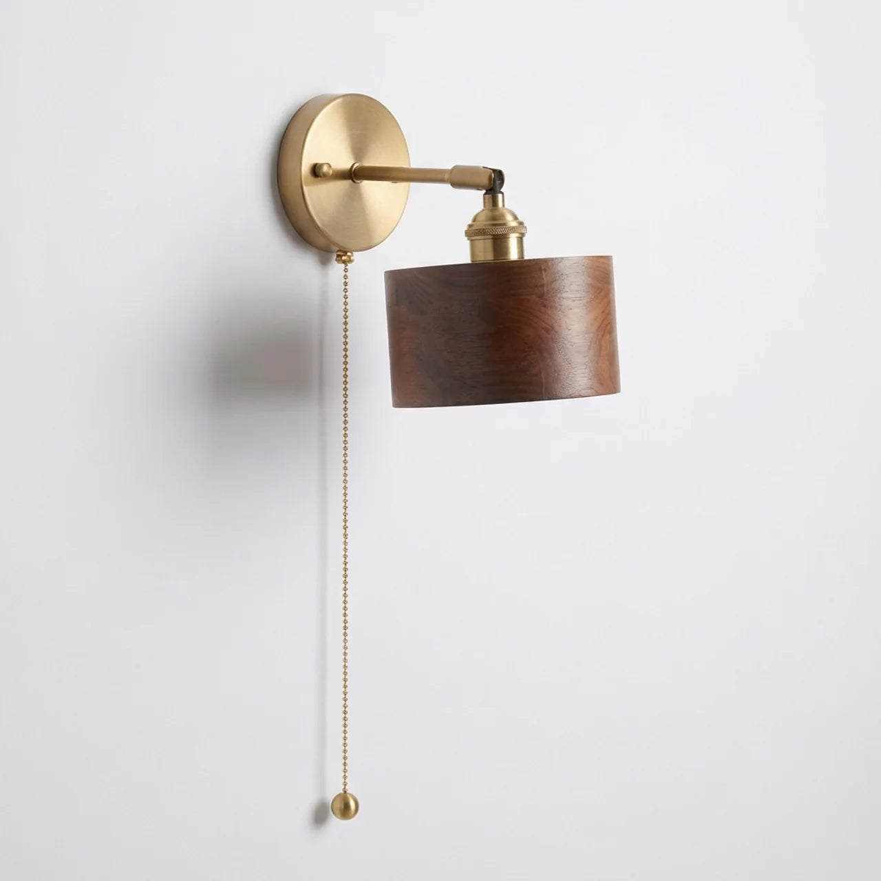 Elegant Scandinavian Wall Sconce Lighting with Adjustable Chain for Cozy Ambiance