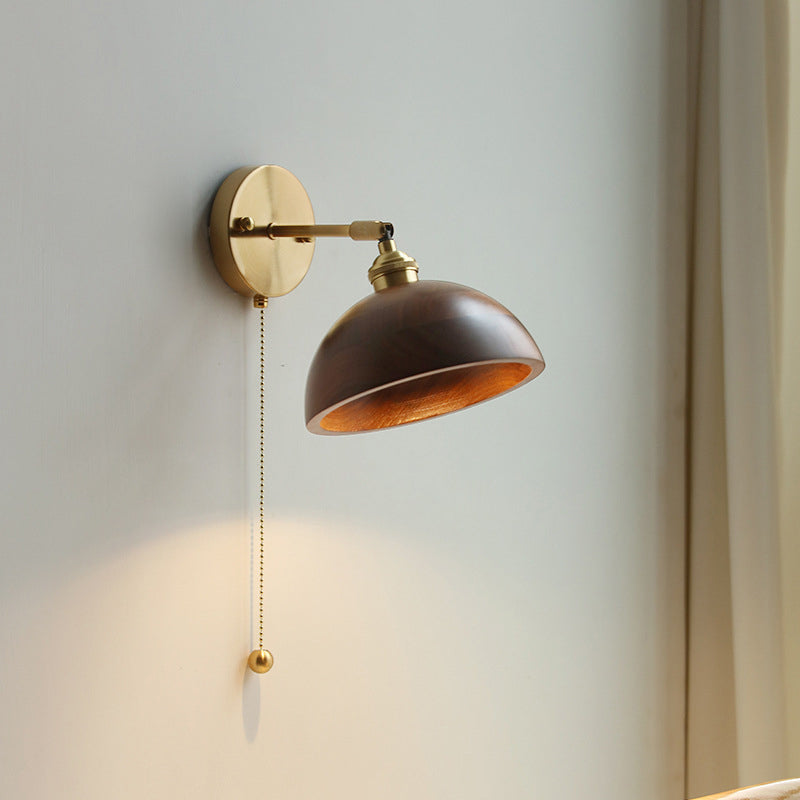 Elegant Scandinavian Wall Sconce Lighting with Adjustable Chain for Cozy Ambiance 12