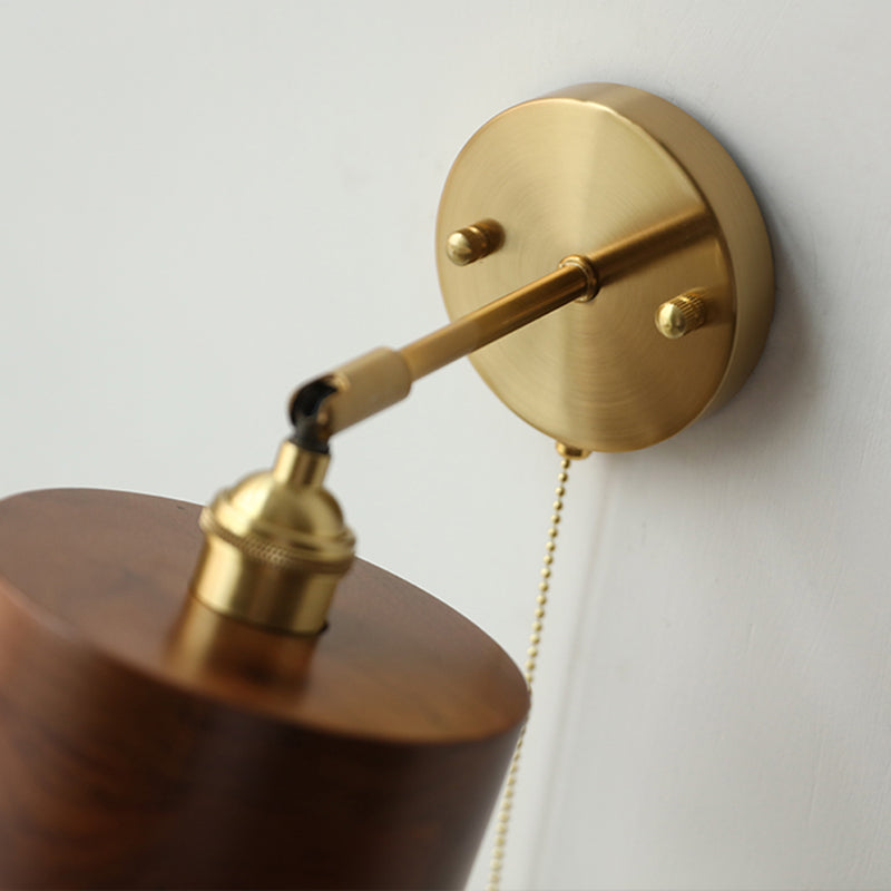 Elegant Scandinavian Wall Sconce Lighting with Adjustable Chain for Cozy Ambiance 3