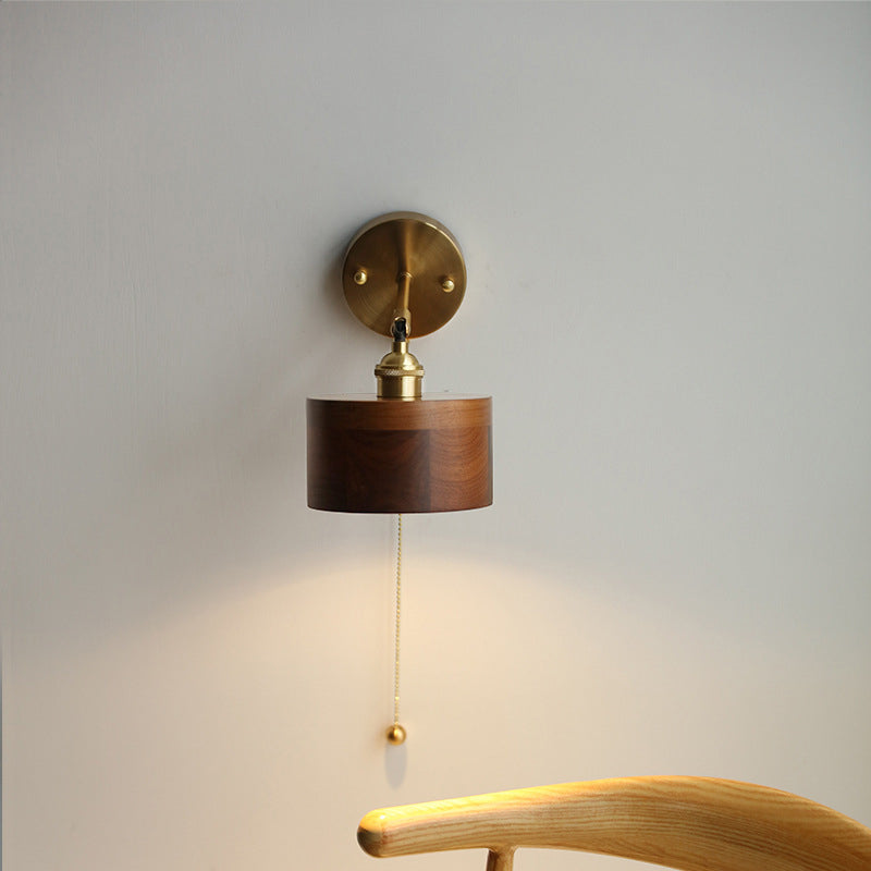Elegant Scandinavian Wall Sconce Lighting with Adjustable Chain for Cozy Ambiance 5