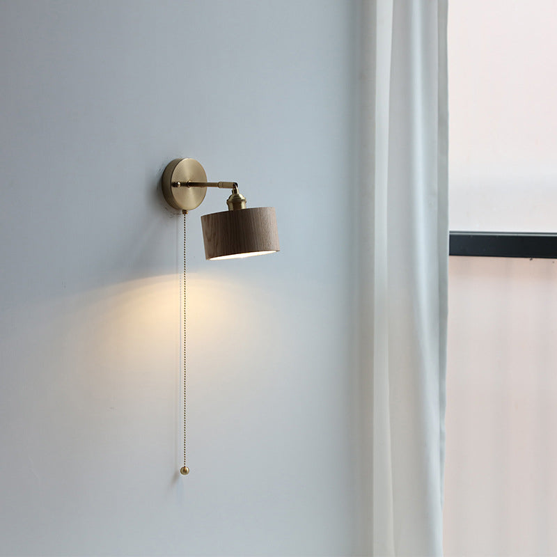 Elegant Scandinavian Wall Sconce Lighting with Adjustable Chain for Cozy Ambiance 9