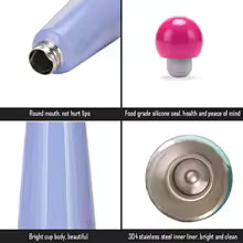 Elegant Steel | Insulated Water Bottle with 2-Tone Finish | Stylish Design for Ideal Hydration 5