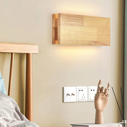 Elegant Wooden Wall Light | LED Wall Lamp with Soft Illumination | Minimalist Design for Modern Interiors 2