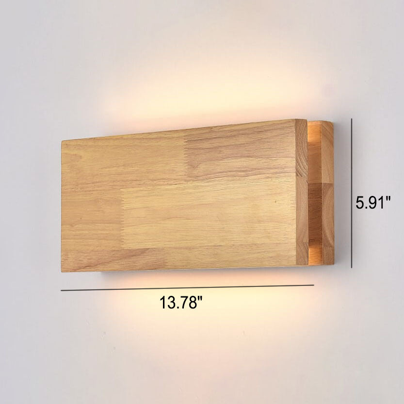 Elegant Wooden Wall Light | LED Wall Lamp with Soft Illumination | Minimalist Design for Modern Interiors 8