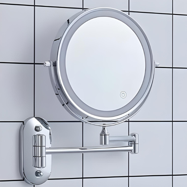 Elegant | Lighted Magnifying Makeup Mirror with 10x Magnification | Rechargeable Design for Flawless Grooming 4