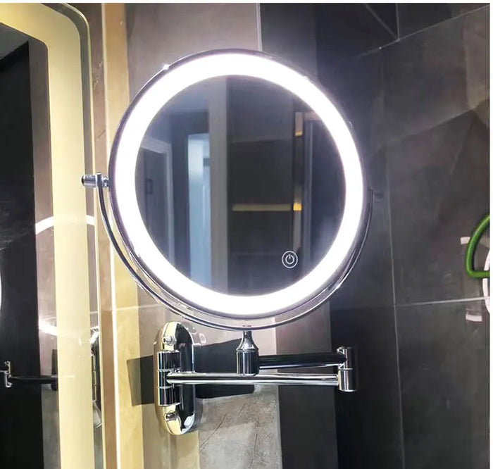 Elegant | Lighted Magnifying Makeup Mirror with Adjustable Lighting | Rechargeable Design for Flawless Makeup Application 4