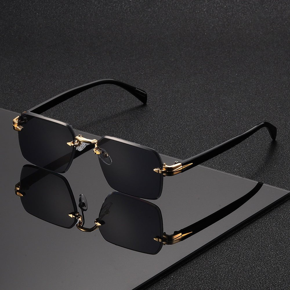 Mens Rimless Glasses, Rimless Spectacles – image 4