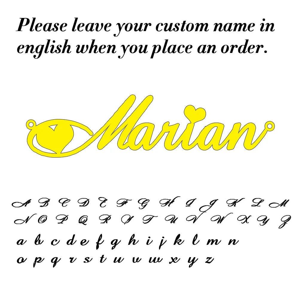Personalised Name Necklace for Women, Gold Name Necklace – image 19