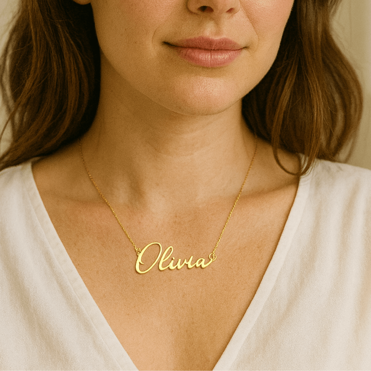 Personalised Name Necklace for Women, Personalised Necklace with Custom Lettering
