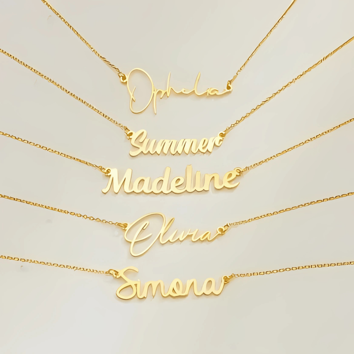 Personalised Name Necklace for Women, Personalised Necklace with Custom Lettering – image 5