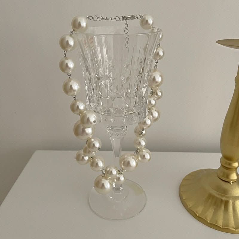 Pearl Necklace for Women, Beaded Necklace