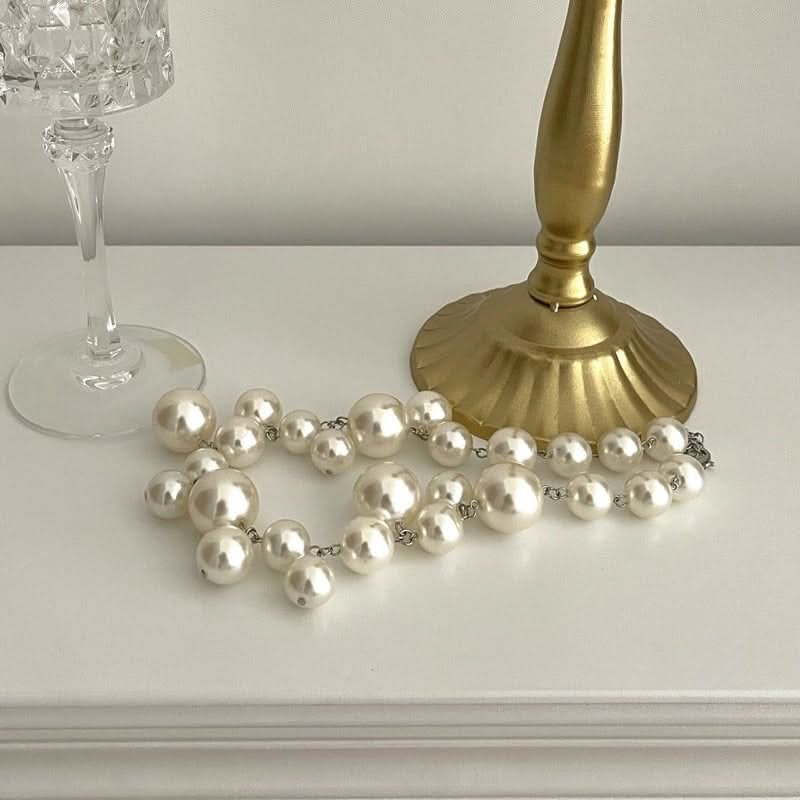 Pearl Necklace for Women, Faux Pearl Necklace with Lobster Clasp – image 4