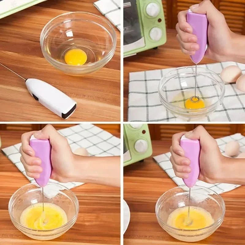 Electric Milk Frother, Coffee Frother, Matcha Whisk, Mini Electric Whisk for Hot Chocolate and Drinks_05