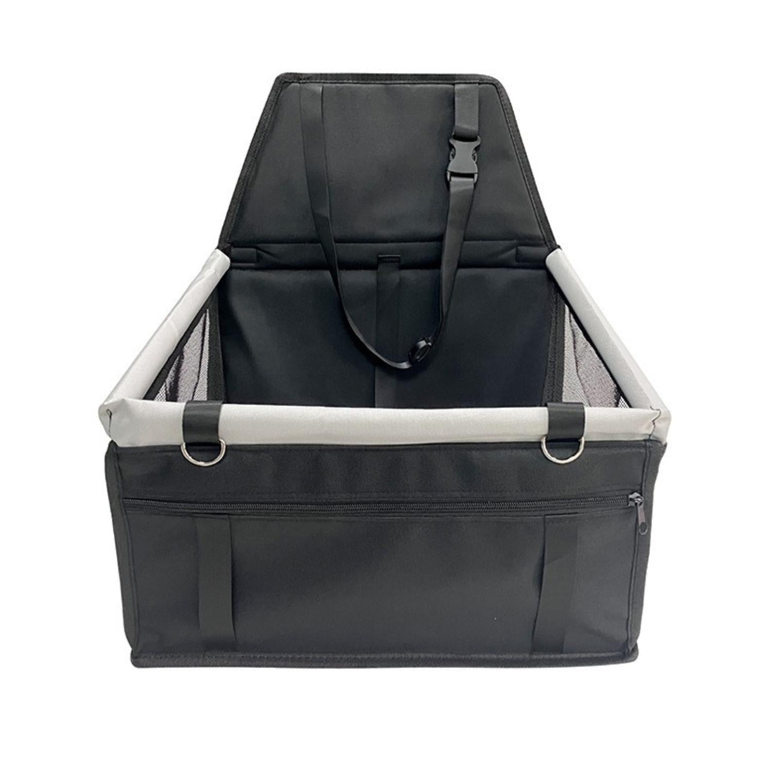 Elevated Dog Car Seat with Waterproof Fabric & Anti-Slip Base | Comfortable Dog Booster Seat for Safe Travel 14