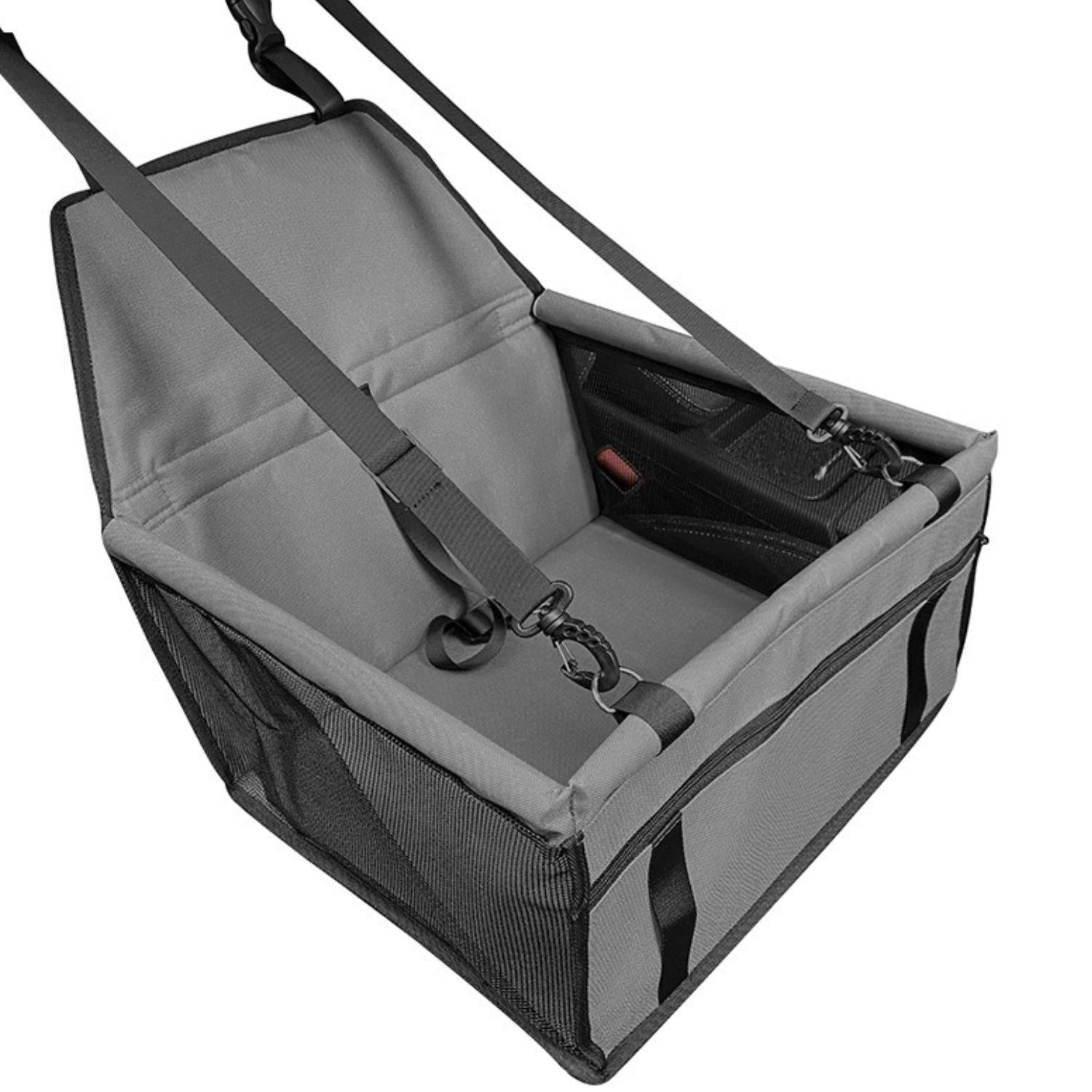 Elevated Dog Car Seat with Waterproof Fabric & Anti-Slip Base | Comfortable Dog Booster Seat for Safe Travel 21
