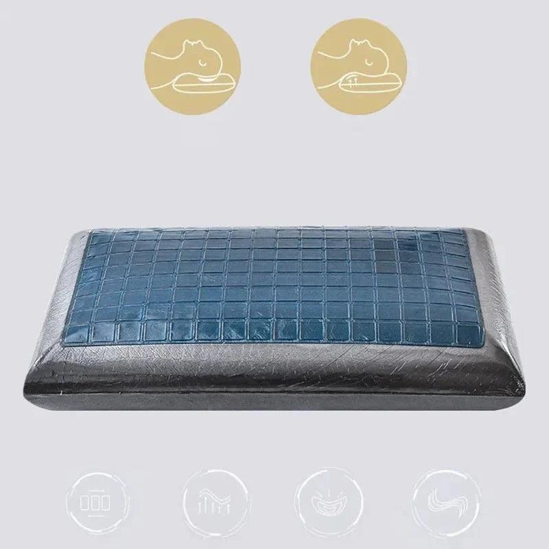Memory Foam Pillow with Cooling Gel, Bamboo Charcoal Cooling Pillow – image 5