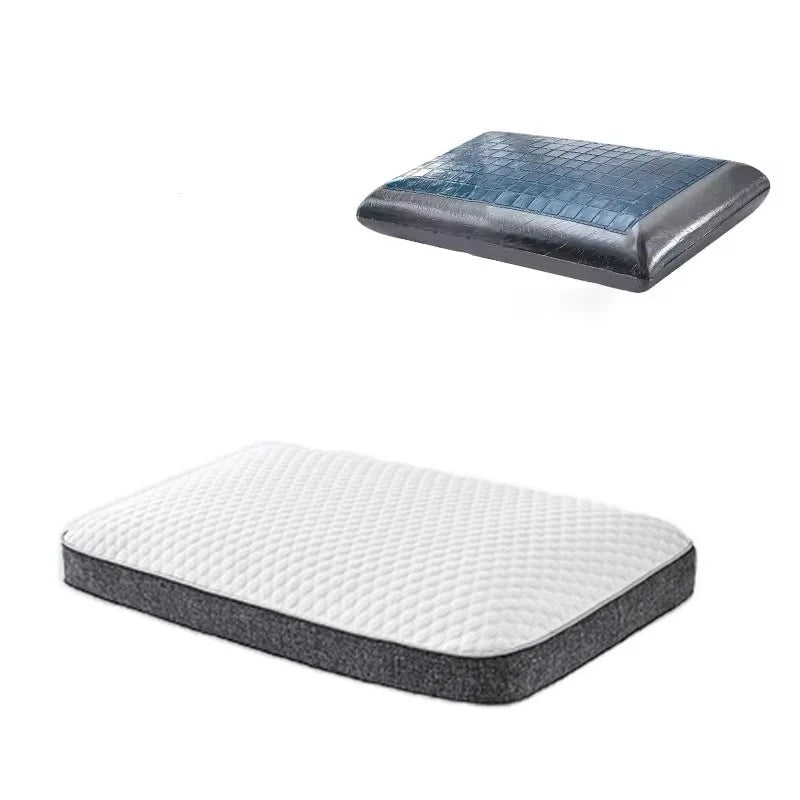 Memory Foam Pillow with Cooling Gel, Side Sleeper Pillow with Ergonomic Neck Support – image 8