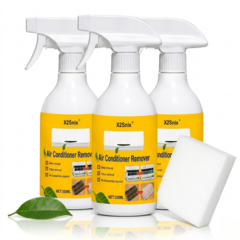 Essential AC Care | Air Conditioner Cleaner Set with Deep Cleaning Formula | Odor Removal & Easy Maintenance for Fresh Air 0