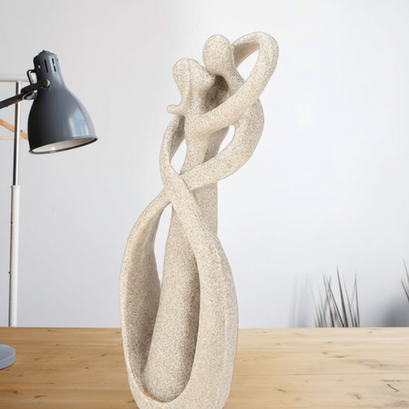 Abstract Sculpture for Home Decor, Resin Figurine for Bedroom Decor, Wedding Gift and Anniversary Gift, Birthday Gift for Her_02