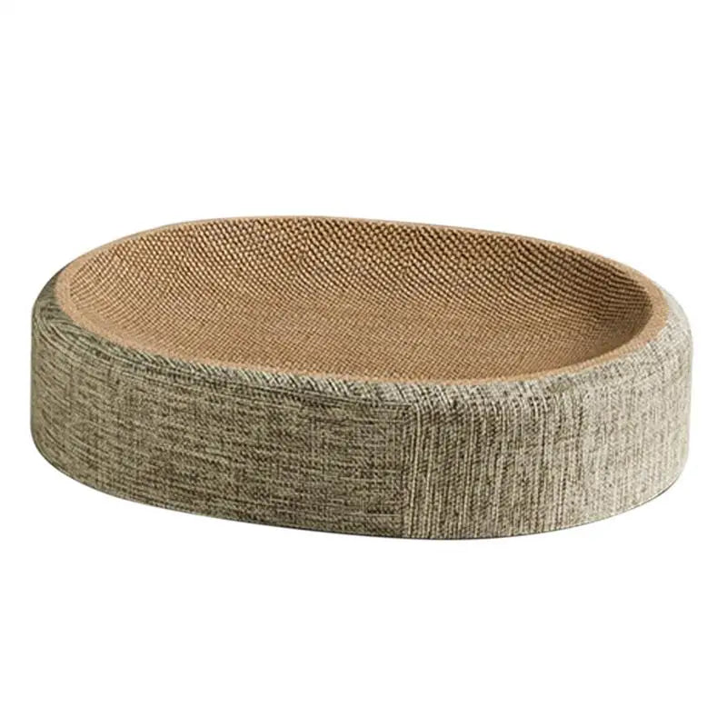 Oval Cat Bed, Kitten Bed for Scratching and Lounging – image 7