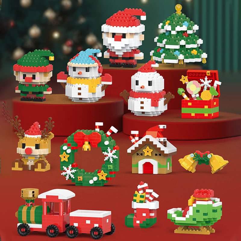 Christmas Building Blocks, Building Blocks Set with Storage Box, Educational Toys, Christmas Toys for Kids_05
