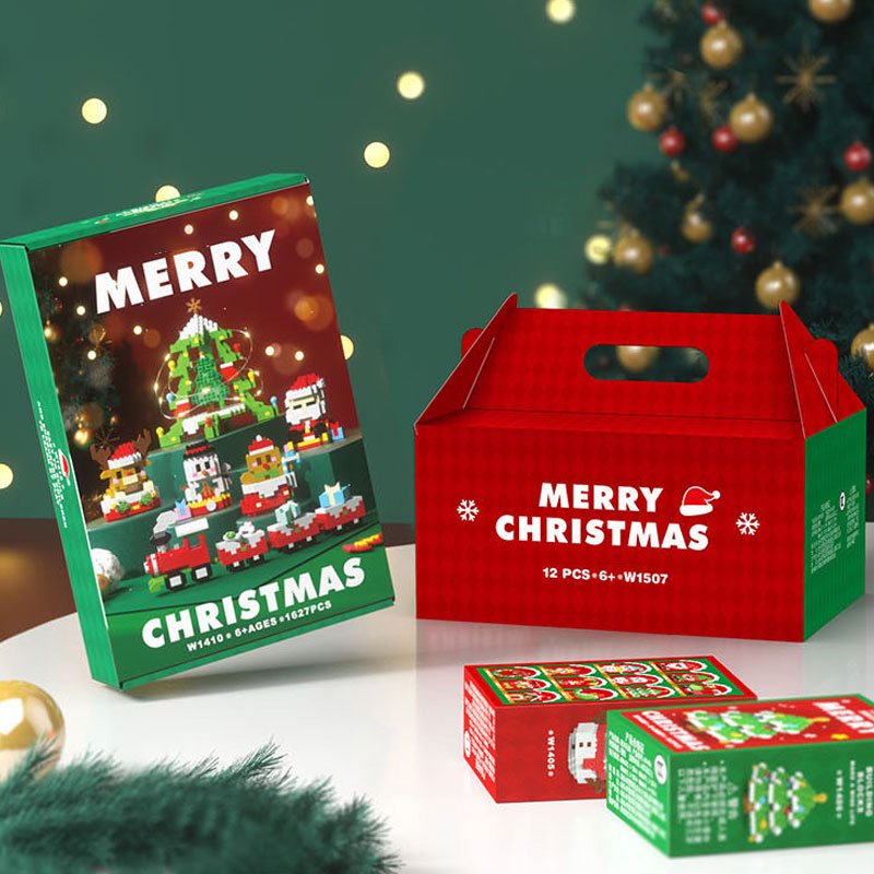 Christmas Building Blocks, Building Blocks Set with Storage Box, Educational Toys, Christmas Toys for Kids_08