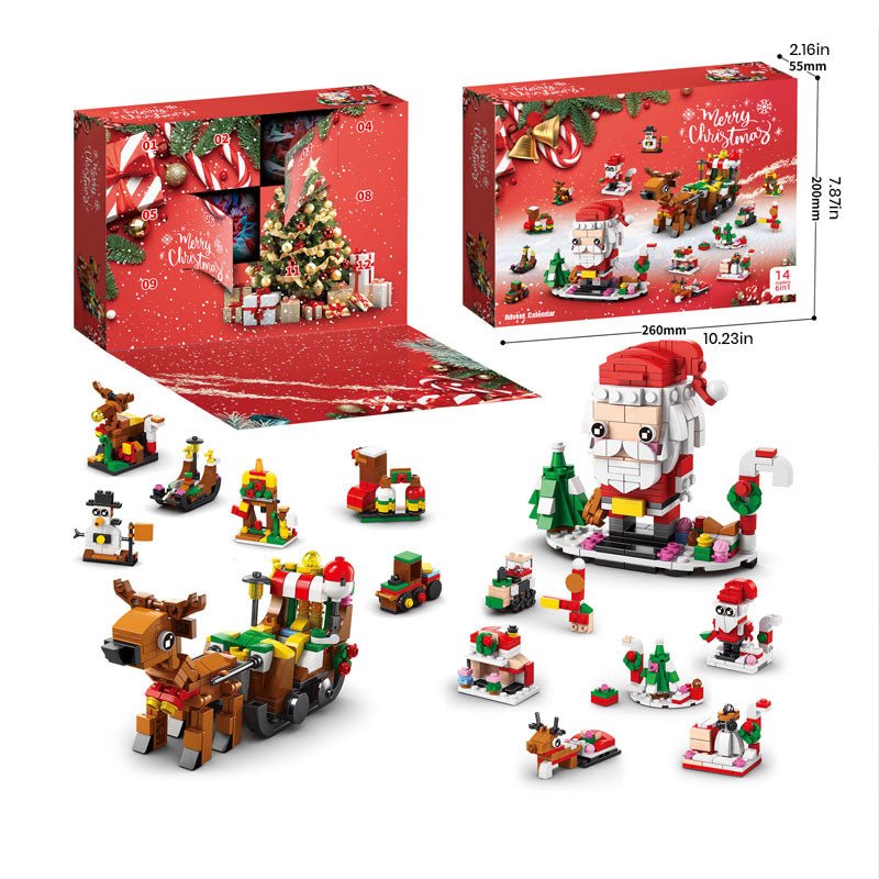 Christmas Building Blocks, Building Blocks Set with Storage Box, Educational Toys, Christmas Toys for Kids_09
