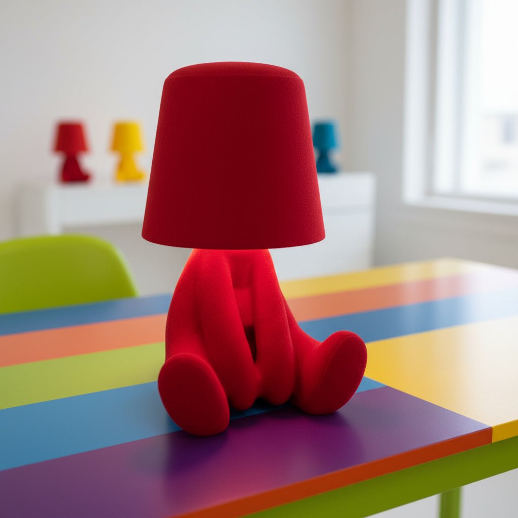 Rechargeable Table Lamp in Human Shape, Bedside Lamp for Nightstand and Desk, Cordless LED Lamp for Living Room_03