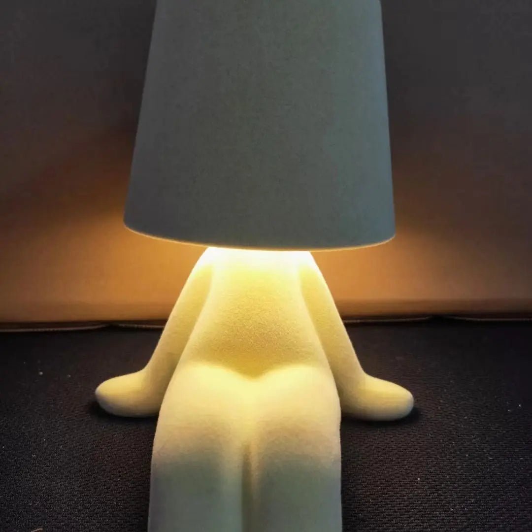 Rechargeable Table Lamp in Human Shape, Bedside Lamp for Nightstand and Desk, Cordless LED Lamp for Living Room_05