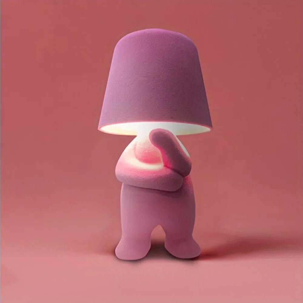Rechargeable Table Lamp in Human Shape, Bedside Lamp for Nightstand and Desk, Cordless LED Lamp for Living Room_06