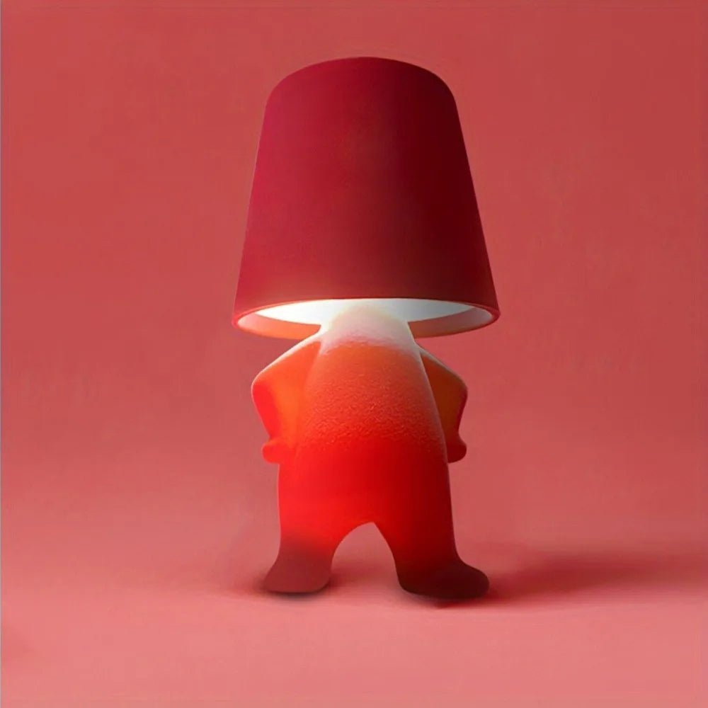 Rechargeable Table Lamp in Human Shape, Bedside Lamp for Nightstand and Desk, Cordless LED Lamp for Living Room_07