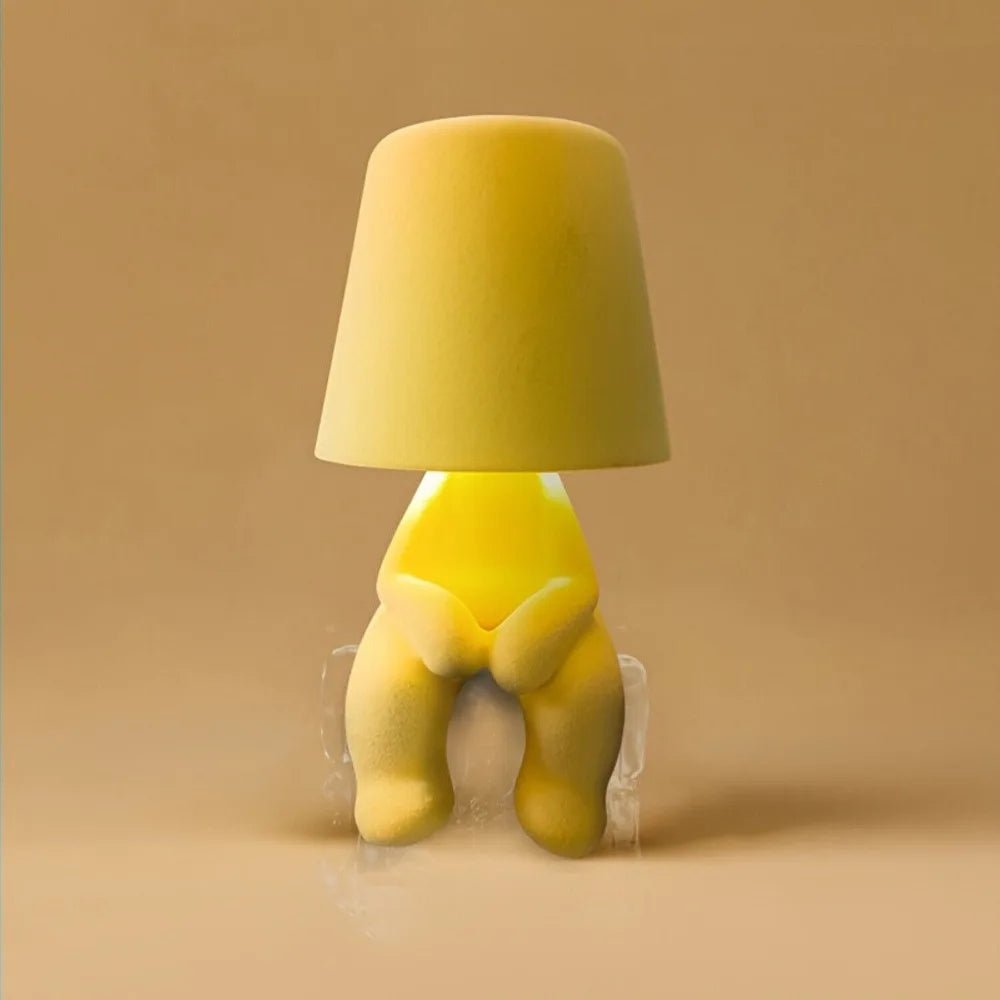 Rechargeable Table Lamp in Human Shape, Bedside Lamp for Nightstand and Desk, Cordless LED Lamp for Living Room_08