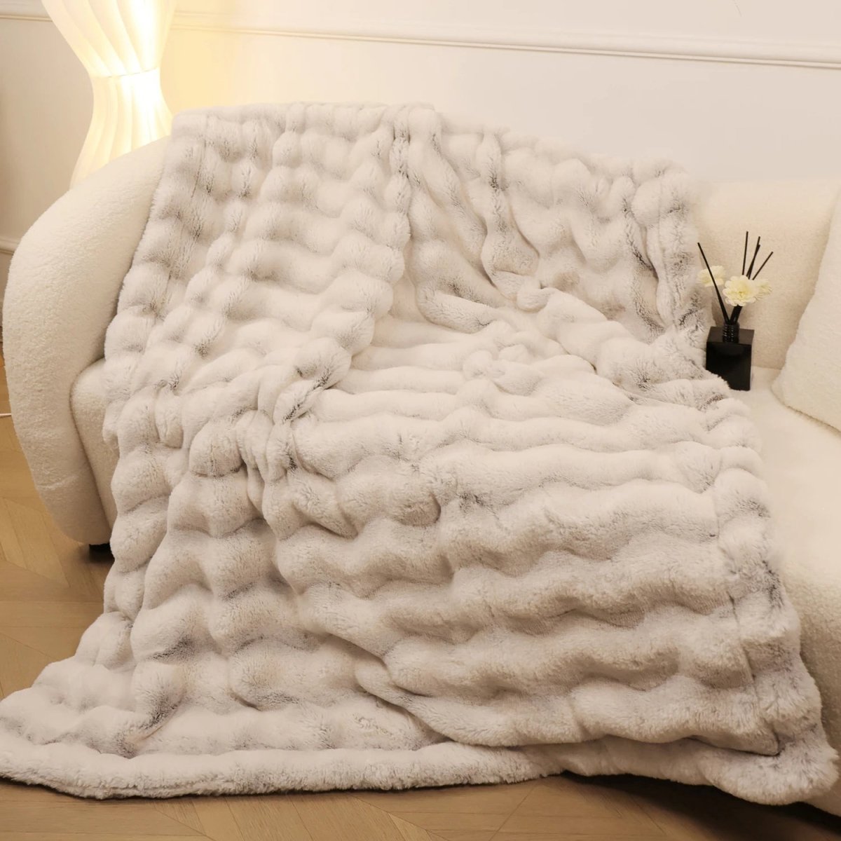 Faux Fur Throw Blankets, Bed Throw for Bedroom Decor – image 5