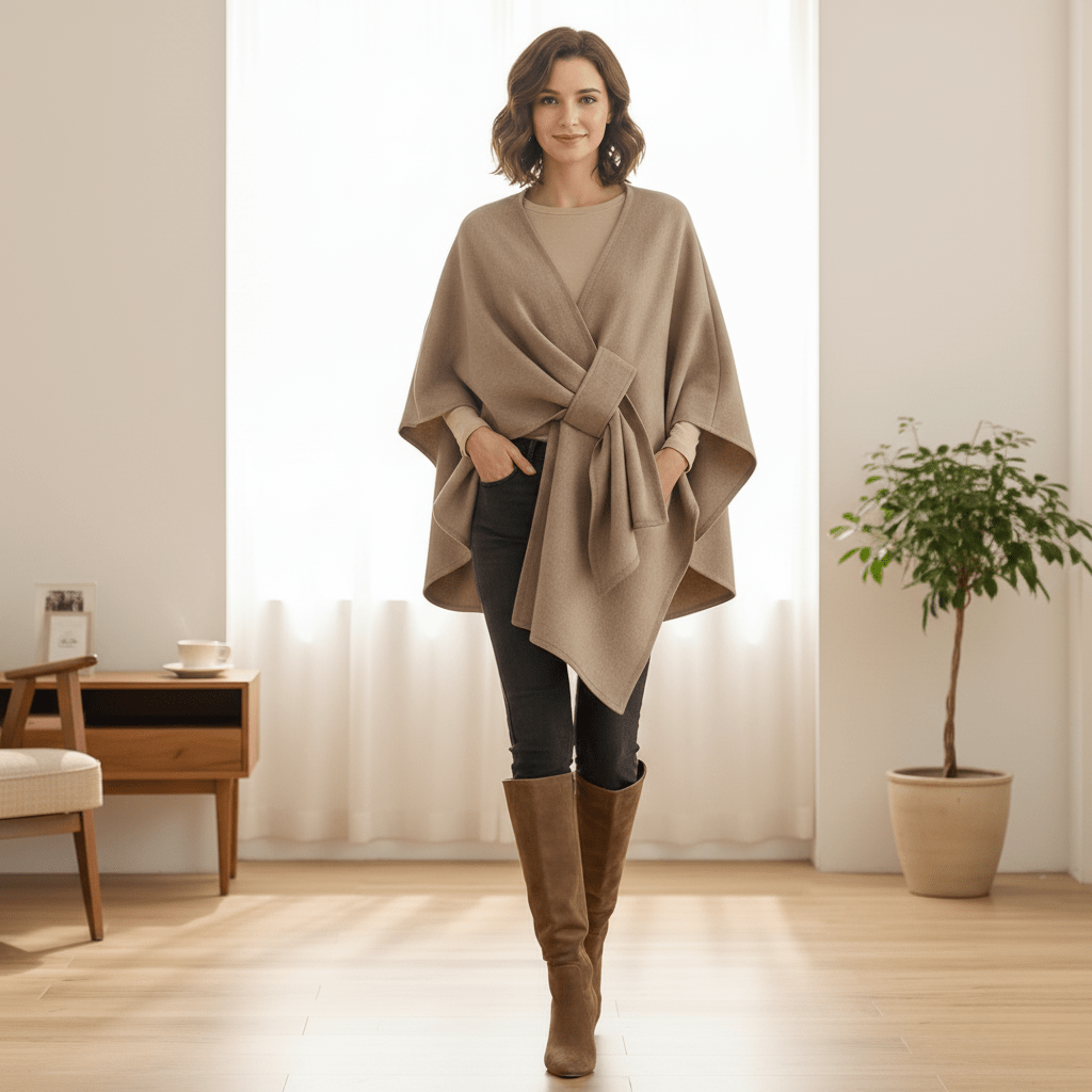 Womens Shawl Wrap, Shimmering Scarf Coat – image 10