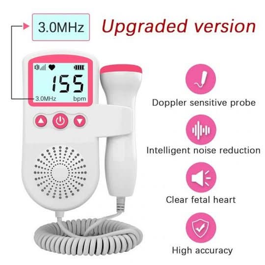 Portable Foetal Heartbeat Monitor with LCD Display and Probe – image 5
