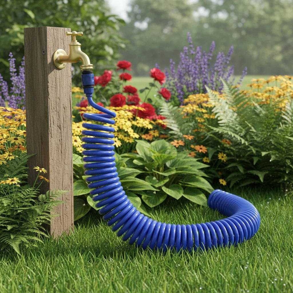 Garden Hose Pipe, Flexible Hosepipe with Connector Set, Lightweight Watering Hose for Patio and Car Washing_02