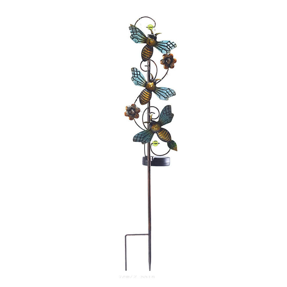 FloraGlow | Charming Vintage Solar Garden Stake Light with Butterfly Design 11