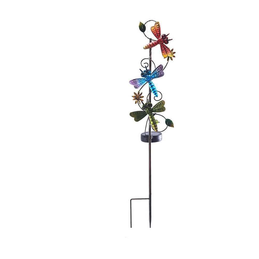 FloraGlow | Charming Vintage Solar Garden Stake Light with Butterfly Design 8