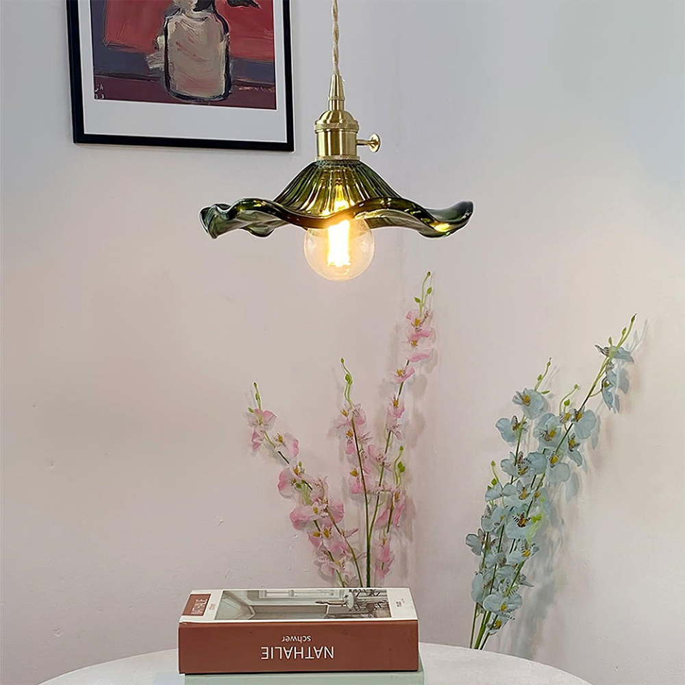 Floralis | Elegant Organic Grass Flower Pendant Light Fixture 7
