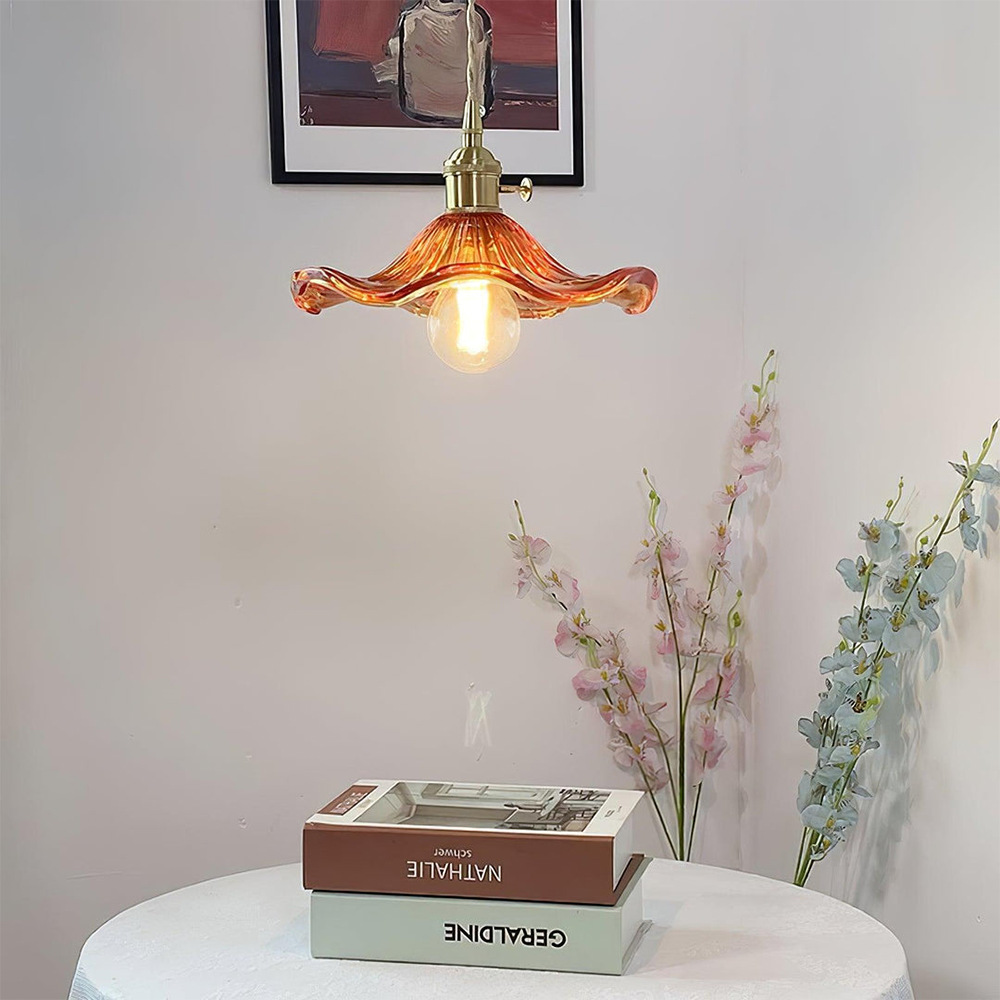 Floralis | Elegant Organic Grass Flower Pendant Light Fixture 9