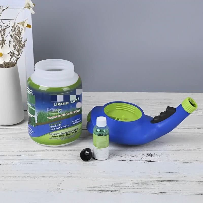 Grass Seed Spray, Liquid Lawn Seed with Biodegradable Hydroseeding Foam, Fast Growing Grass Seed for Lawn Care_02