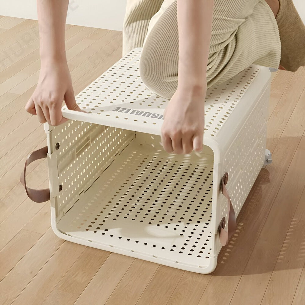 FoldEase | Collapsible Laundry Basket on Wheels with Space-Saving Design | Easy Transport for Effortless Laundry Day 4