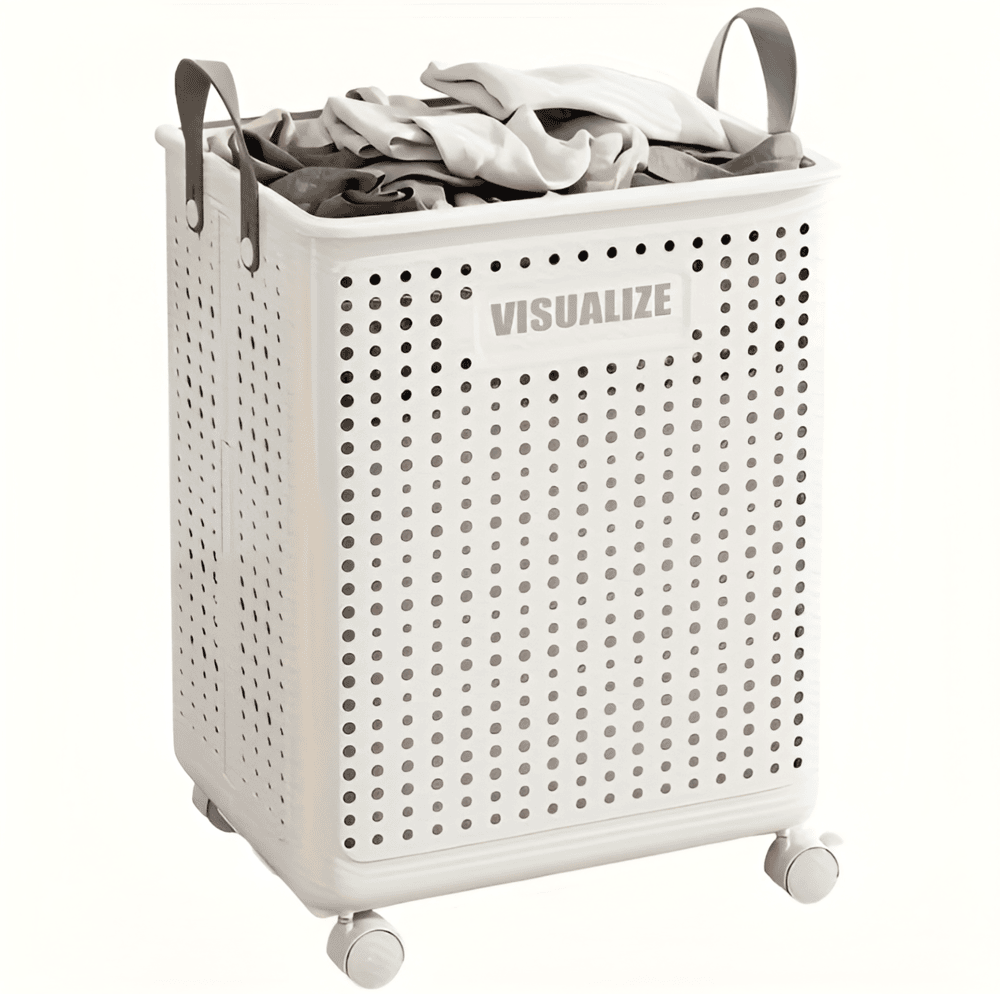 FoldEase | Collapsible Laundry Basket on Wheels with Space-Saving Design | Easy Transport for Effortless Laundry Day 6