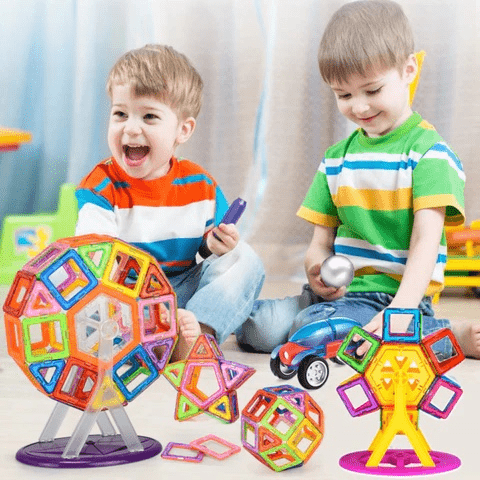 Magnetic Blocks, Magnetic Building Blocks with 148 to 200 Pieces