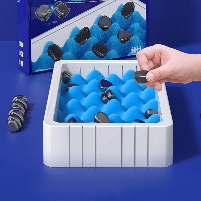 Chess Board with Magnetic Pieces, Chess Game for Children and Adults