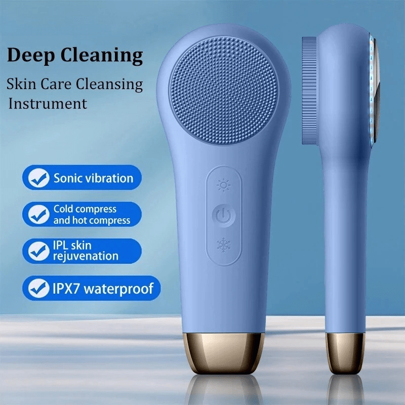 Facial Brush, Face Scrubber, Facial Massager with Red Light Therapy – image 7