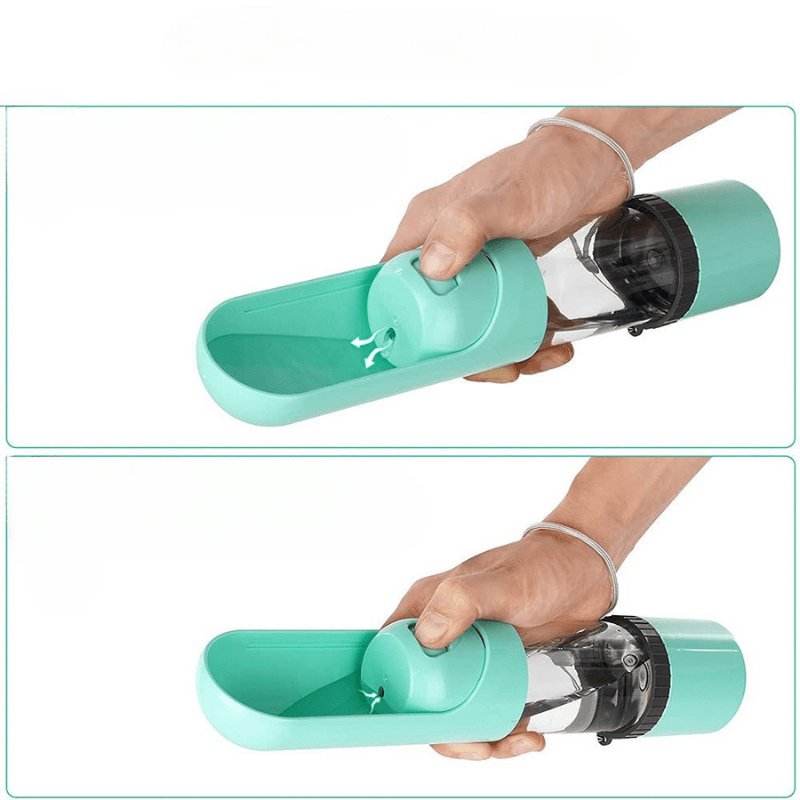 Dog Water Bottles, 2 in 1 Dog Food and Water Bowl for Travel, Leak Proof 300 ml Pet Bowl, Dog Accessories for Walks_09