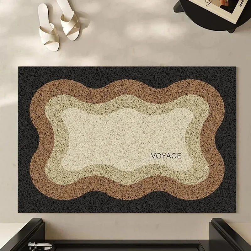 Non Slip Floor Mat, Soft Flannel Geometric Area Rug for Office – image 5